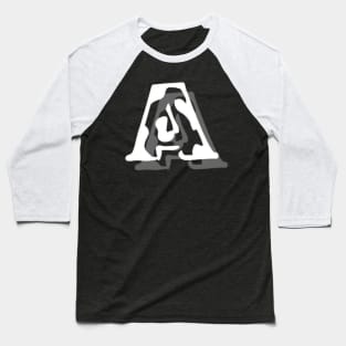Latter A For Baseball T-Shirt